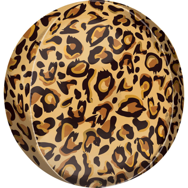 Fooliumist õhupall “Orbz Leopard Print” 40sm