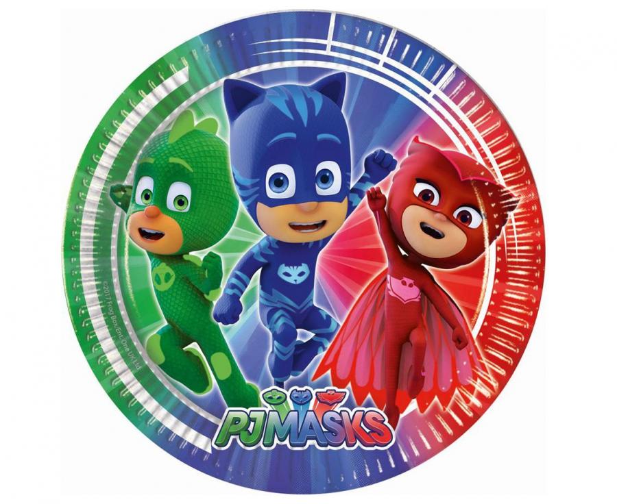 Taldrik “PJ Masks” 23sm 8tk pakis