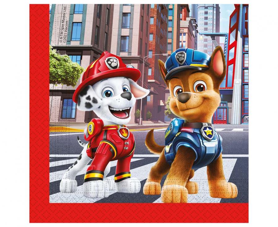 Salvrätid “Paw Patrol” 33*33sm 20tk pakis