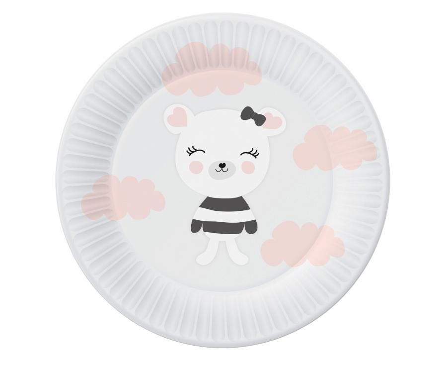 Taldrik “Happy Bear”  18sm 8tk pakis