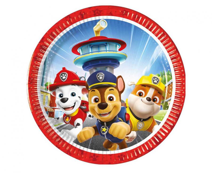 Taldrik “Paw Patrol Rescue Heroes” 20sm 8tk pakis