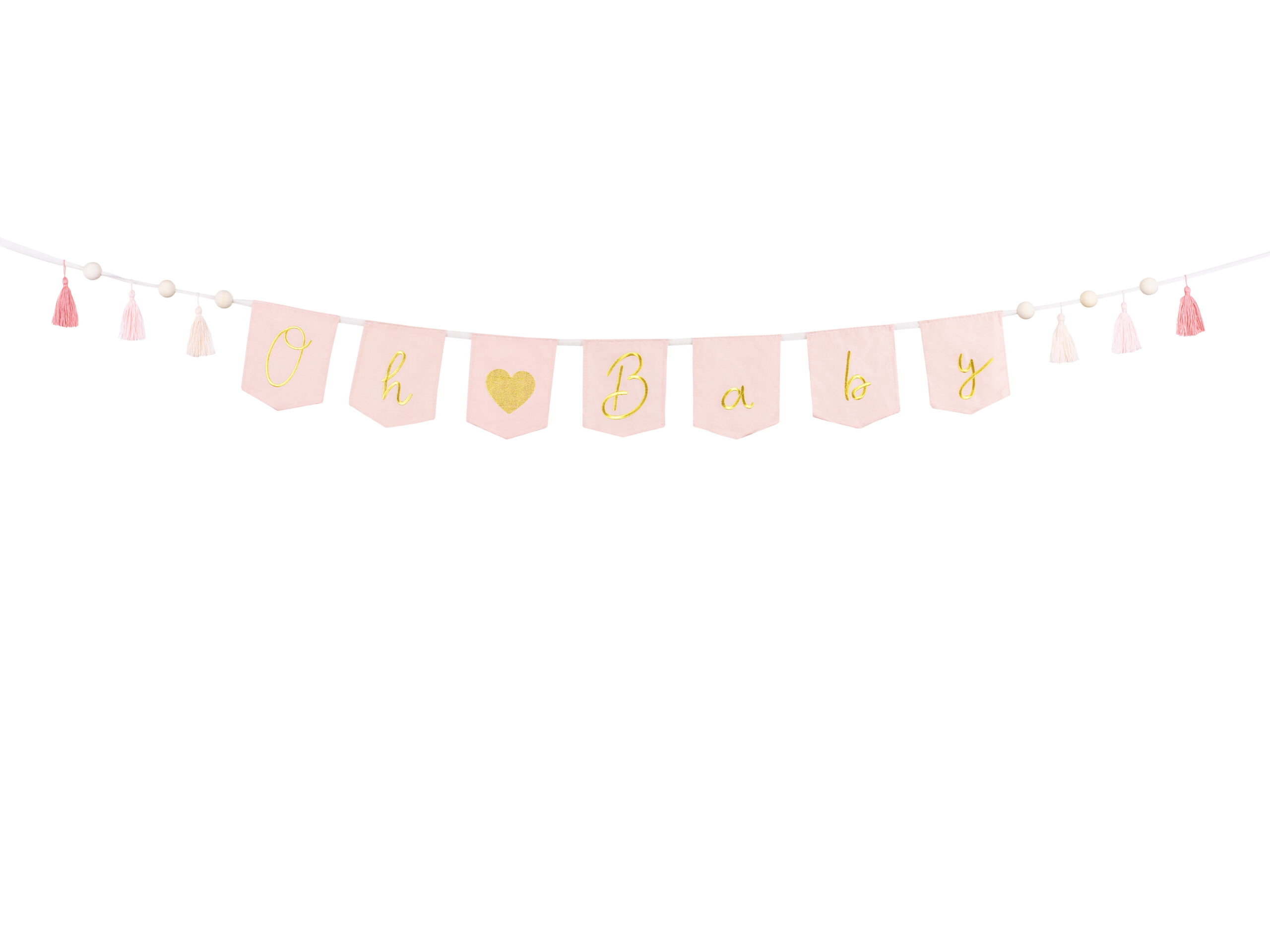 Banner “Oh Baby” roosa 2,5m