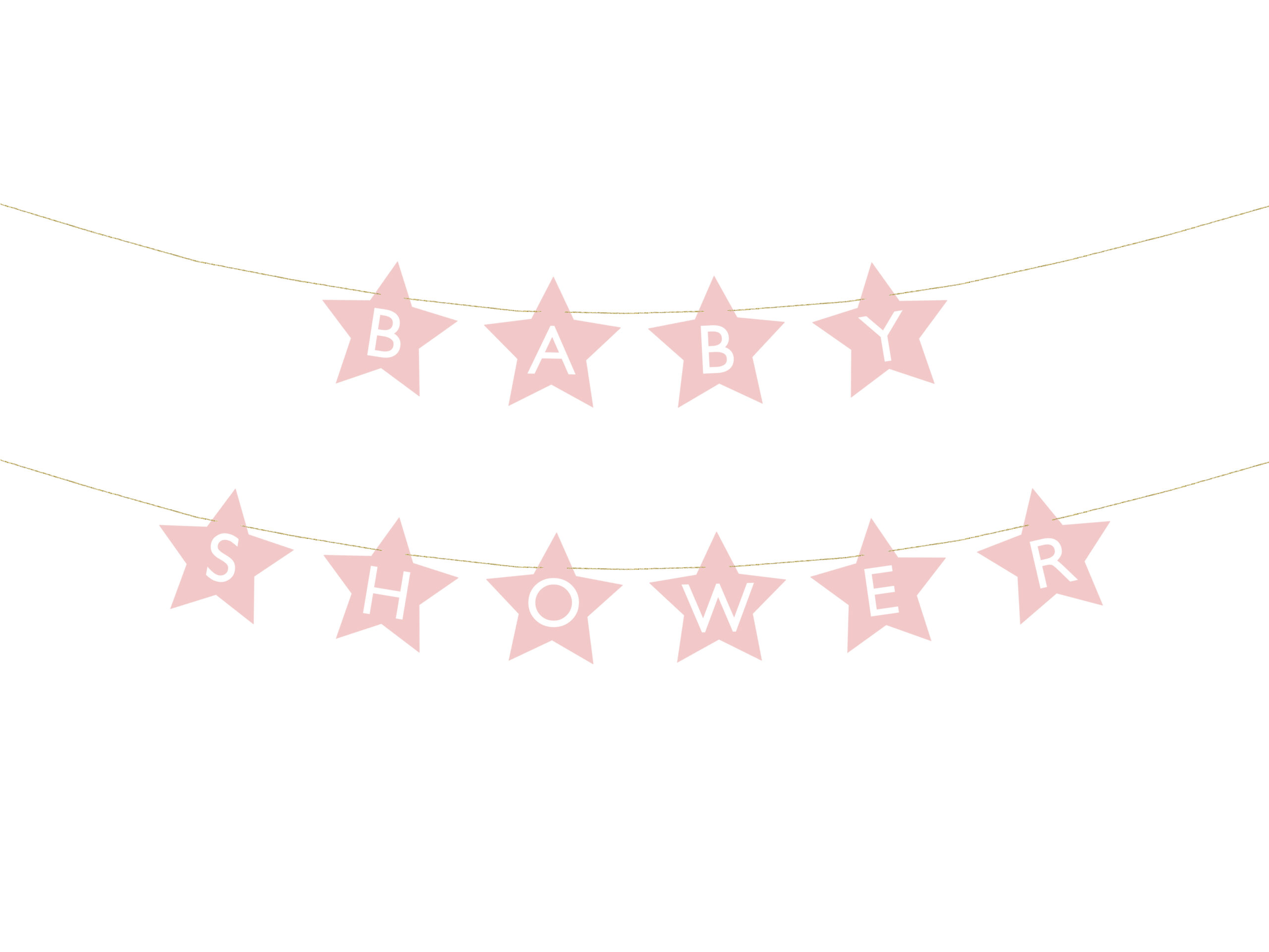 Banner “Baby Shower” roosa 2,9m