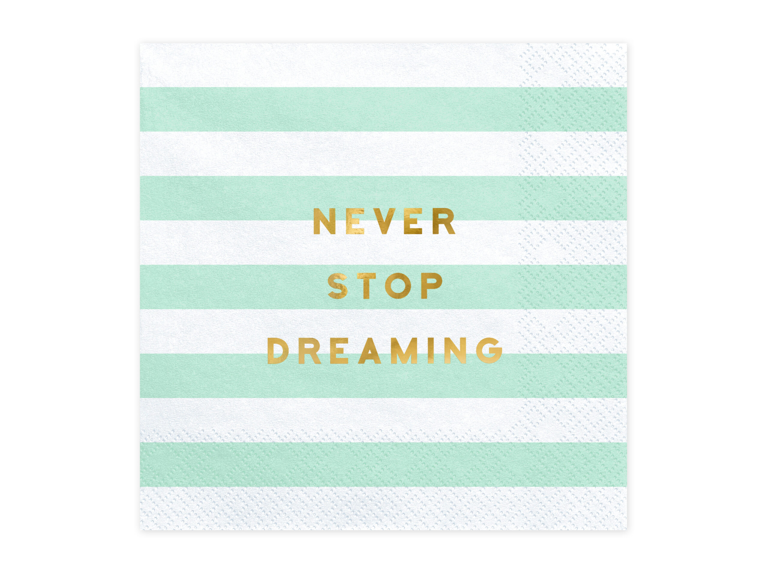 Salvrätid “Never stop dreaming” 33*33sm 20tk