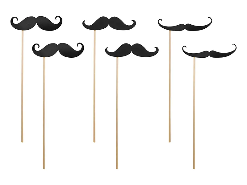 Fotosessiooni aksessuaar “Moustache” 6tk