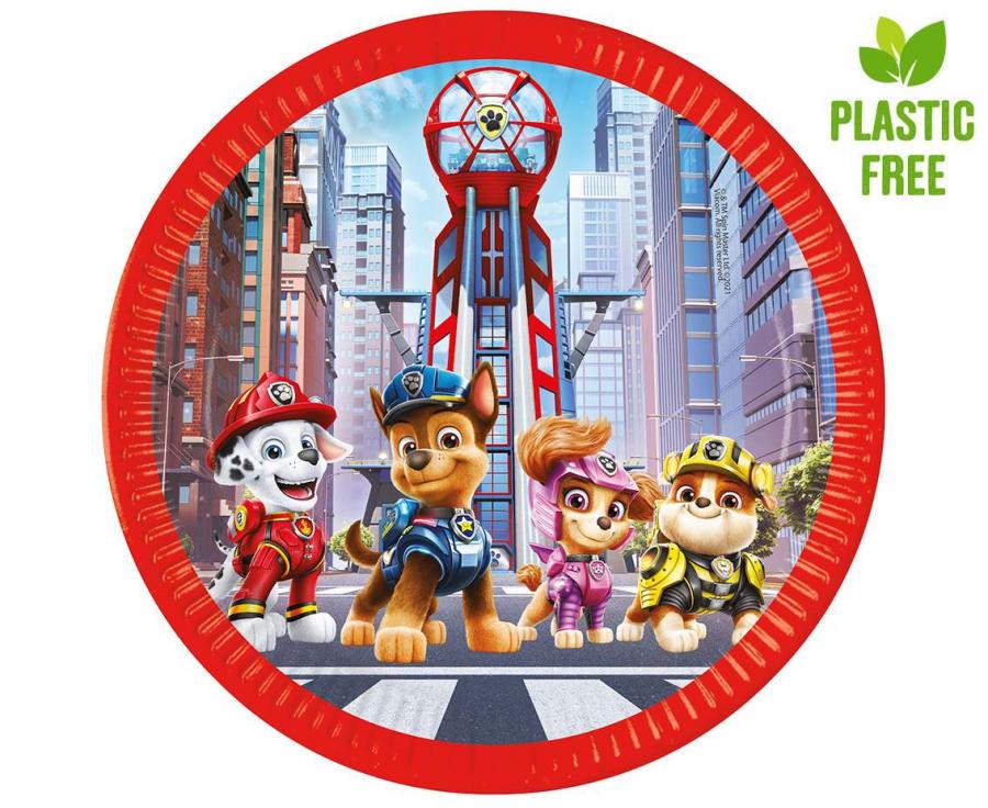 Taldrik “Paw Patrol: The Movie” 23sm 8tk pakis